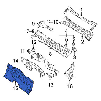 Nissan OE - Center Engine Compartment Insulation