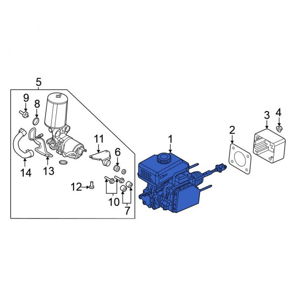 ABS Hydraulic Assembly