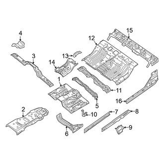 Nissan OE - Cab - Floor (King Cab), (King Cab)