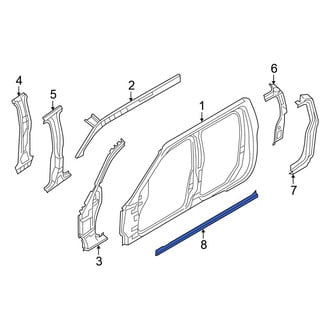 Nissan OE - Left Rocker Panel Reinforcement