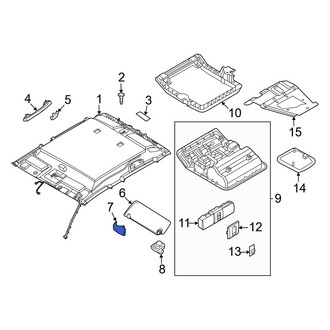 Nissan OE - Sun Visor Cover