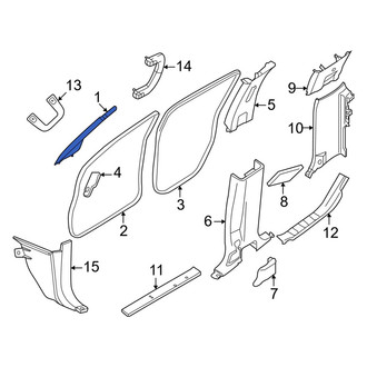 Nissan OE - Left Body A-Pillar Trim Panel