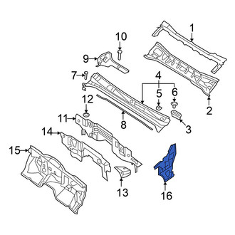 Nissan OE - Right Cowl Side Panel