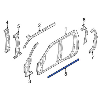 Nissan OE - Right Rocker Panel Reinforcement