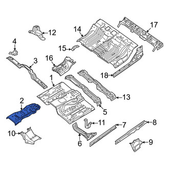 Nissan OE - Front Floor Pan Reinforcement