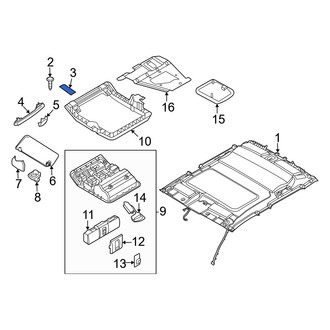 Nissan OE - Headliner Cap