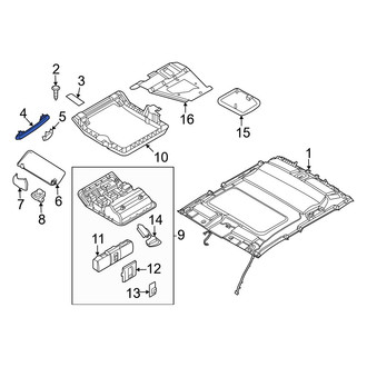 Nissan OE - Rear Right Interior Grab Bar