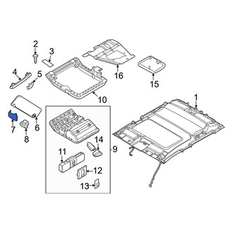 Nissan OE - Sun Visor Cover