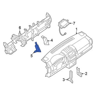 Nissan OE - Left Radio Bracket