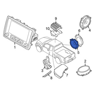 Nissan OE - Center Rear Speaker
