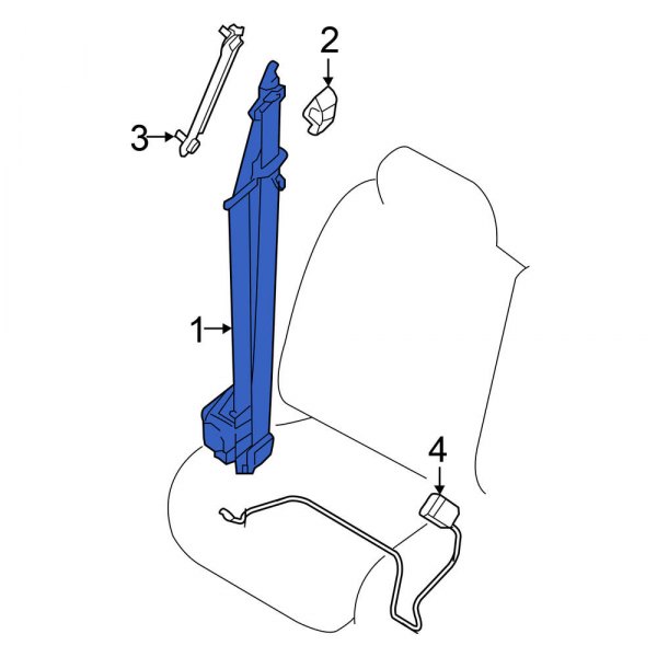 Seat Belt Lap and Shoulder Belt