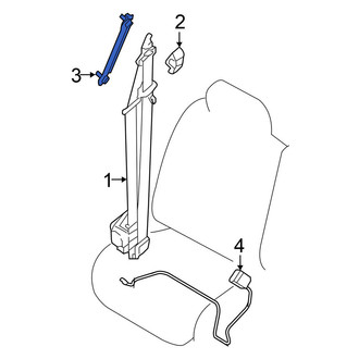 Nissan OE - Seat Belt Height Adjuster