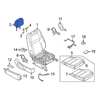 Nissan OE - Front Left Headrest