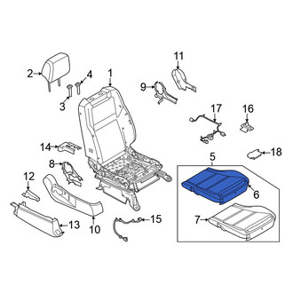 Nissan OE - Front Right Seat Cover