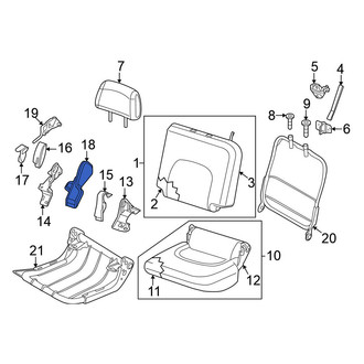 Nissan OE - Rear Left Seat Track Cover