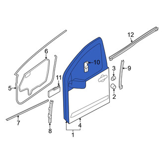 Nissan OE - Front Right Door Shell