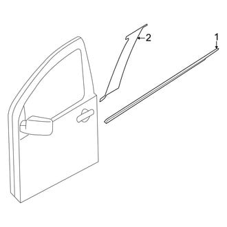 Nissan OE - Front Door - Exterior Trim