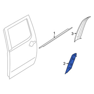 Nissan OE - Rear Left Door Molding