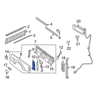 Nissan OE - Truck Bed Panel Reinforcement