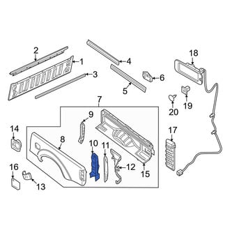 Nissan OE - Truck Bed Panel Reinforcement