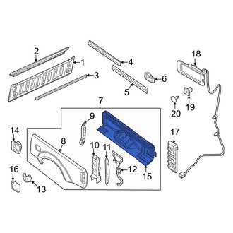 Nissan OE - Rear Right Outer Truck Bed Panel