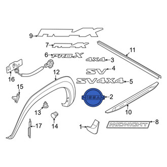Nissan OE - Rear Tailgate Emblem