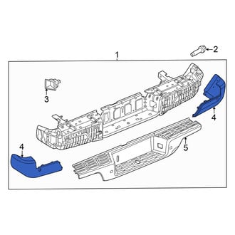 Nissan OE - Rear Left Bumper Extension