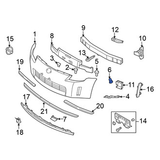 Nissan OE - Front Bumper Cover Grommet