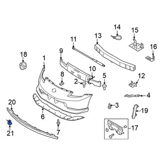 Nissan OE - Radiator Support Air Deflector Clip