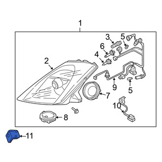 Nissan OE - Right Headlight Bracket