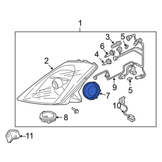 Nissan OE - Headlight Bulb Cap