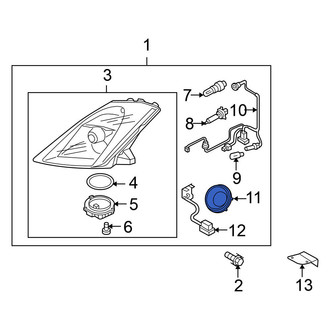 Nissan OE - Headlight Bulb Cap