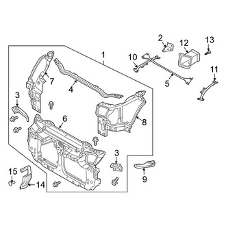 Nissan OE - Radiator Support