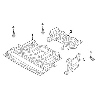 Nissan OE - Radiator Support - Splash Shields