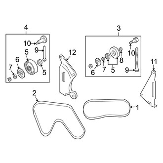 Nissan OE - Cooling - Belts & Pulleys (To 11/06), (Coupe)