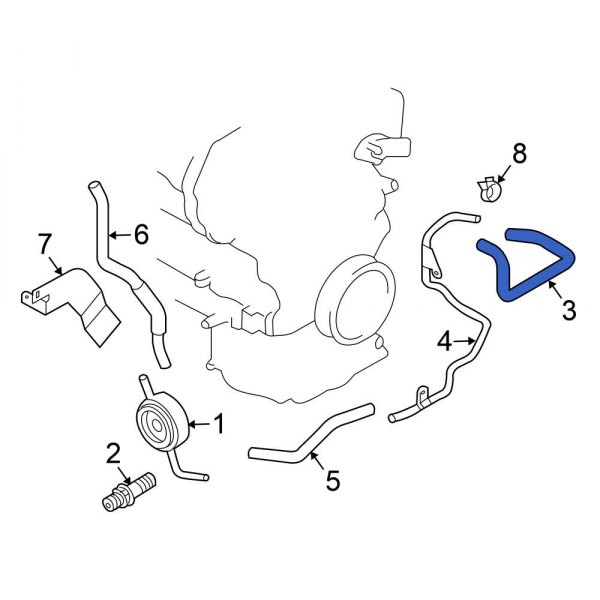 Engine Oil Cooler Line