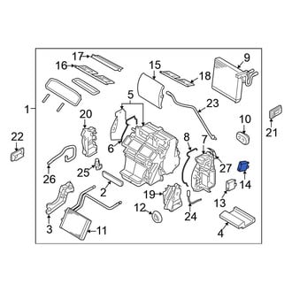 Nissan OE - Left HVAC Blend Door Actuator