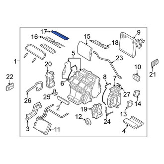 Nissan OE - Front HVAC Recirculation Door
