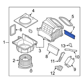 Nissan OE - Front HVAC Mode Door