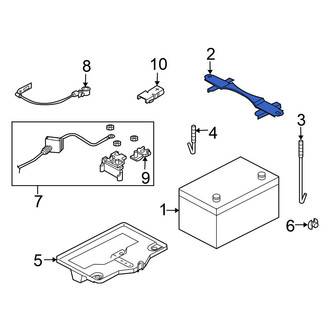 Nissan OE - Battery Hold Down