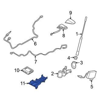 Nissan OE - Radio Bracket