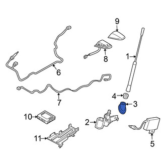 Nissan OE - Antenna Bezel