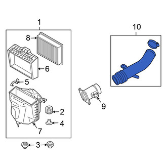 Nissan OE - Engine Air Intake Hose