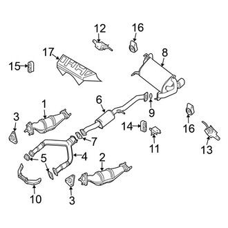 Nissan OE - Exhaust System - Exhaust Components