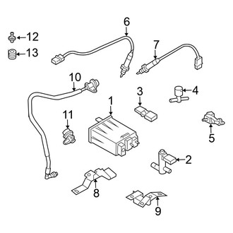 Nissan OE - Emission System - Emission Components