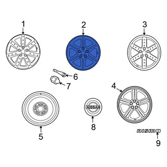 Nissan OE - Rear Wheel
