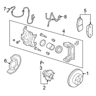Nissan OE - Front Suspension - Brake Components (Coupe)