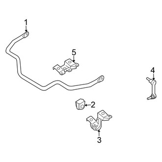 Nissan OE - Front Suspension - Stabilizer Bar & Components