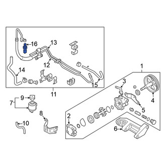 Nissan OE - Front Power Steering Pressure Sensor