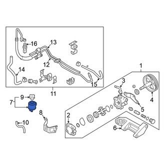 Nissan OE - Power Steering Reservoir